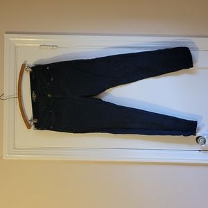 Navy Lucky Brand Sofia Skinny Corduroy Pants